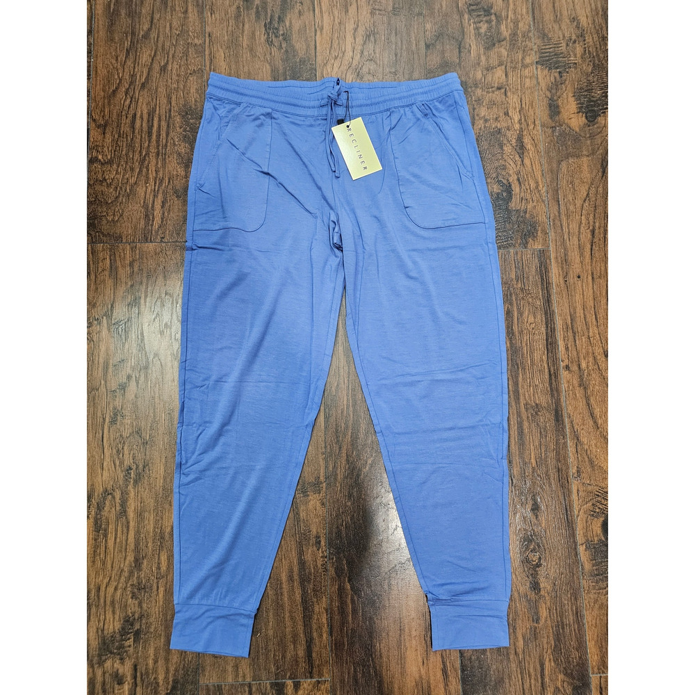 RECLINER NEW LUXURY SLEEP PANTS in Color Deep Marine blue 3XL
